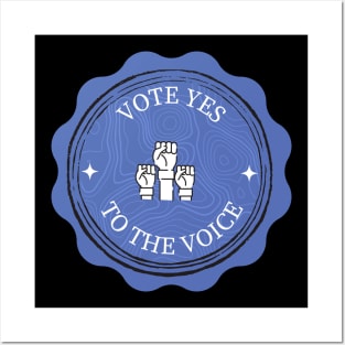 Vote yes to the voice Posters and Art